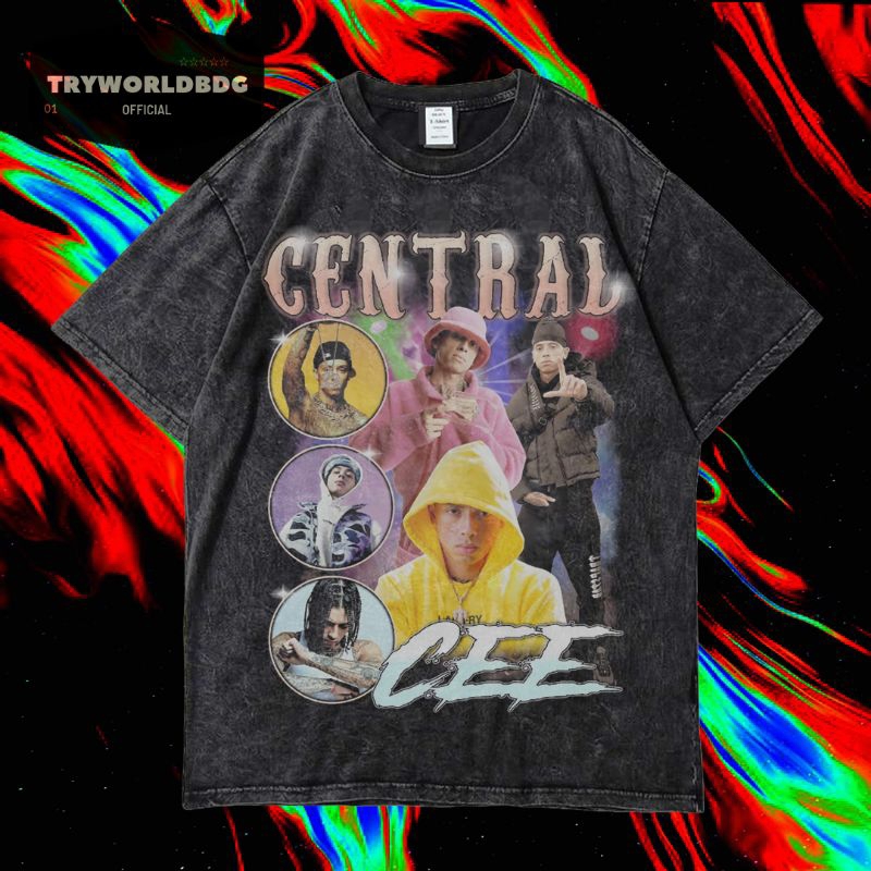 Jual Tryworldbdg Official Central Cee Kaos Oversized Kaos Washed