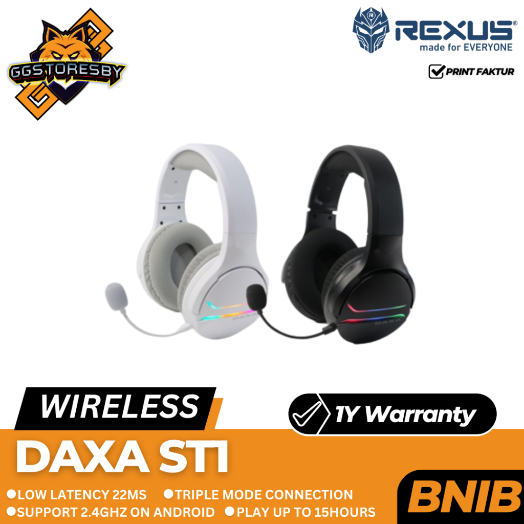 Jual REXUS DAXA SATURN ST1 Gaming Headset Shopee Indonesia