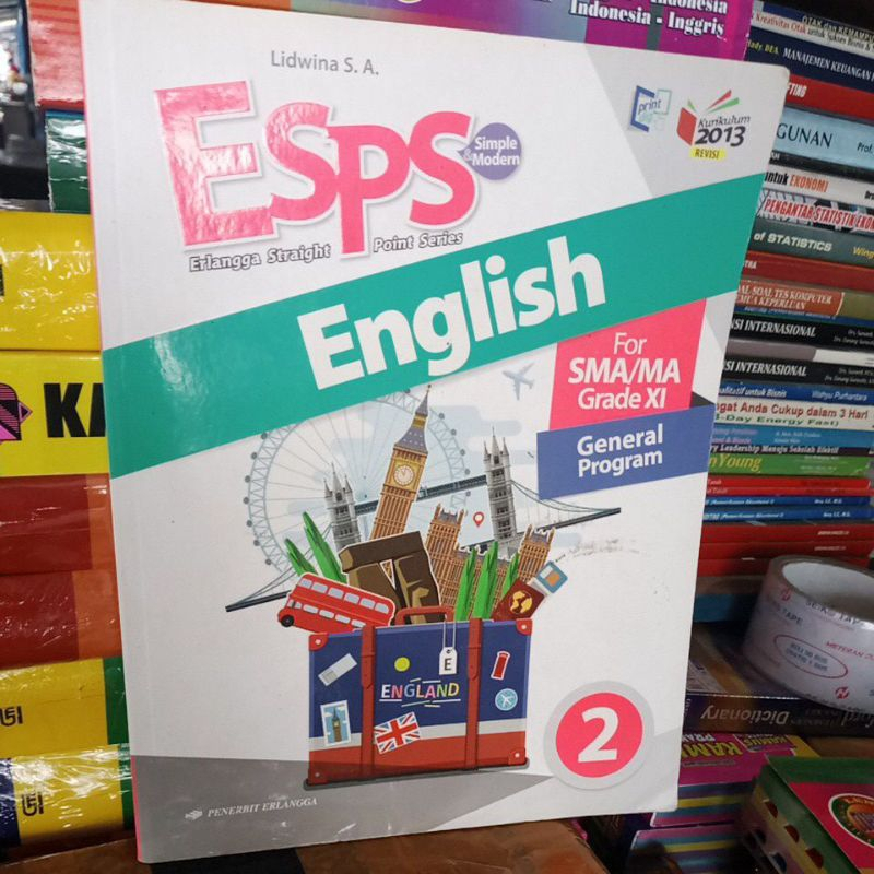 Jual Buku Esps English For Sma Ma Grade Xi General Program Lidwina S