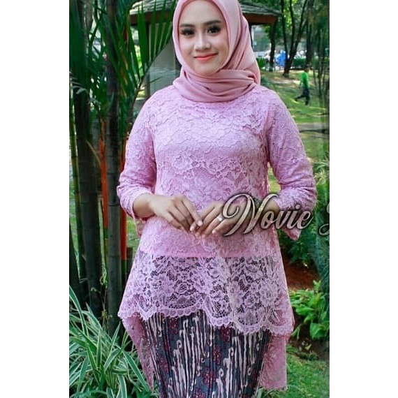 Jual PROMO KEBAYA WANITA KEKINIAN ATASAN KEBAYA BROKAT MODERN PESTA