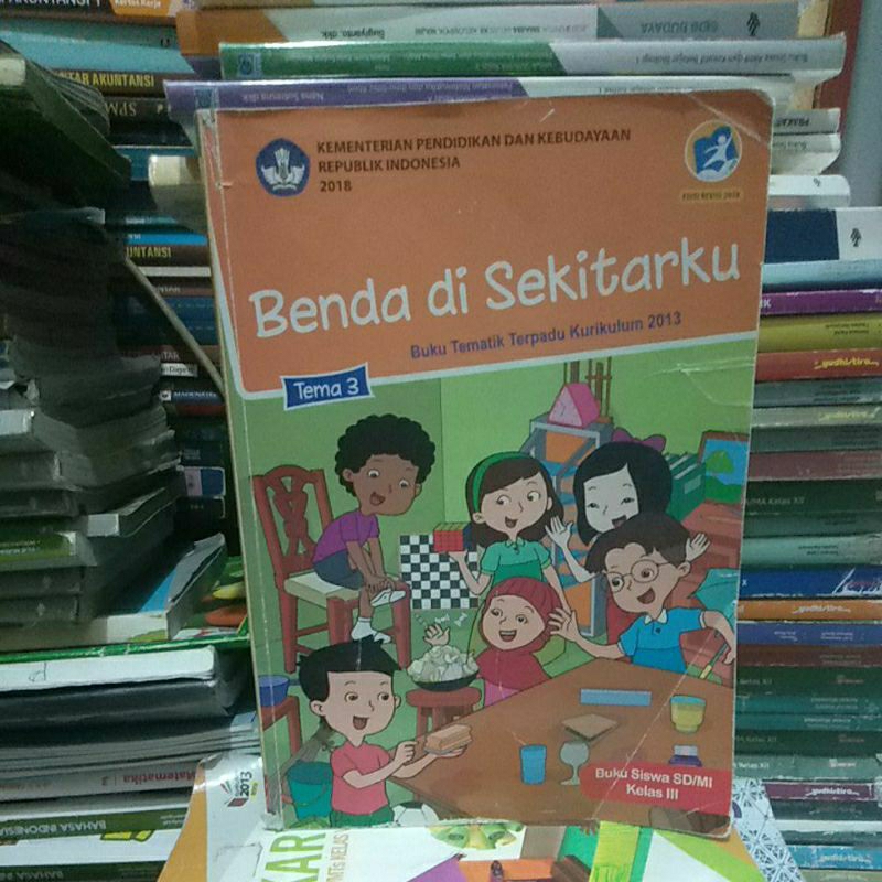 Jual Buku Bekas Tematik Terpadu Kurikulum Benda Di Sekitarku Tema