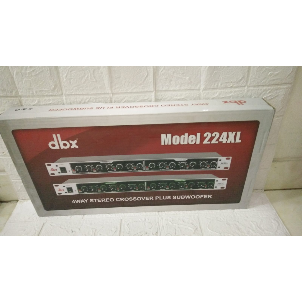 Jual CROSSOVER Dbx 224 XL 4 WAY PLUS SUBWOOFER STEREO CROSOVER