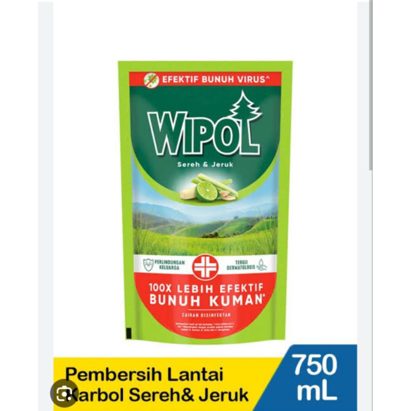 Jual Wipol Pembersih Lantai Karbol 750ml Shopee Indonesia