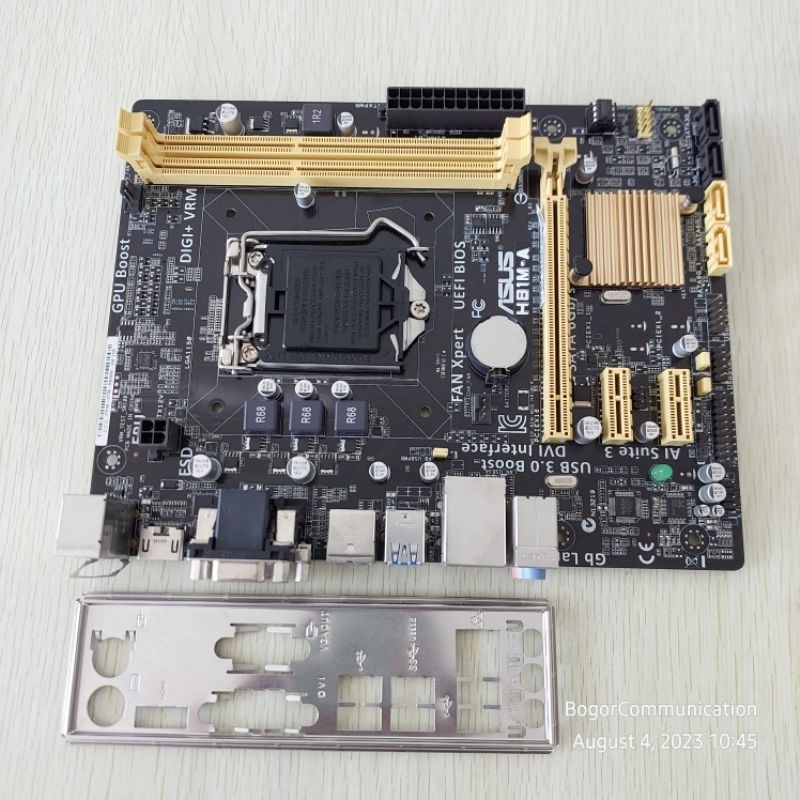 Jual Motherboard H Asus H M A Intel Haswell Socket Ddr