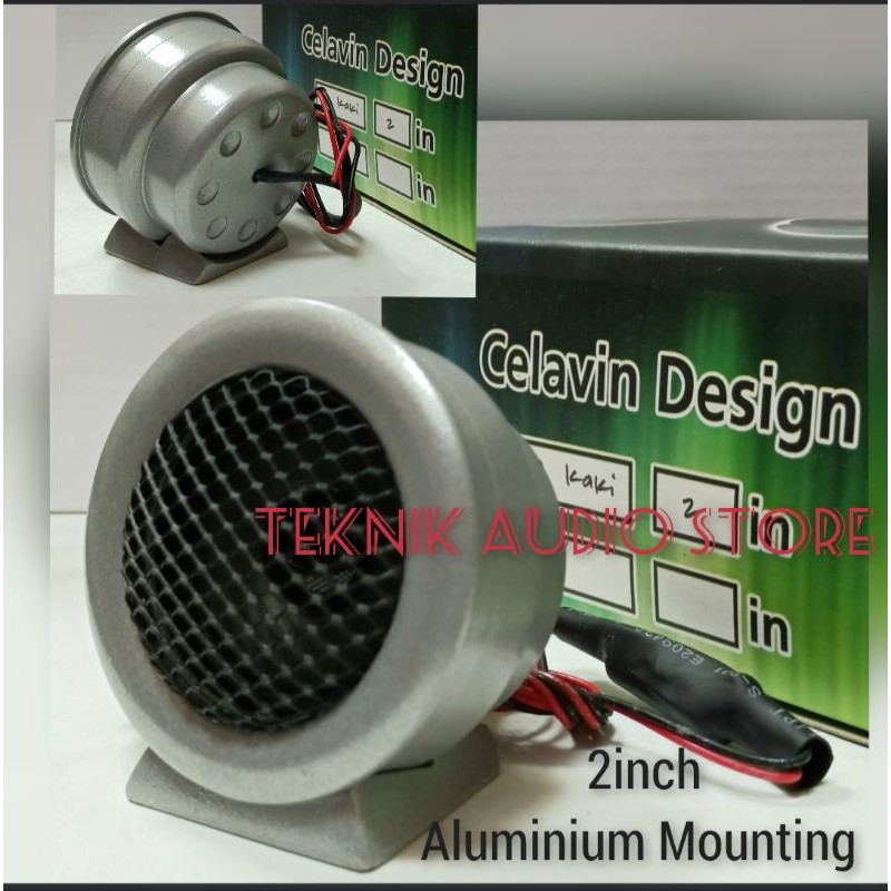 Jual Tweeter Fullrange Celavin Inch Design Aluminum Mounting Shopee