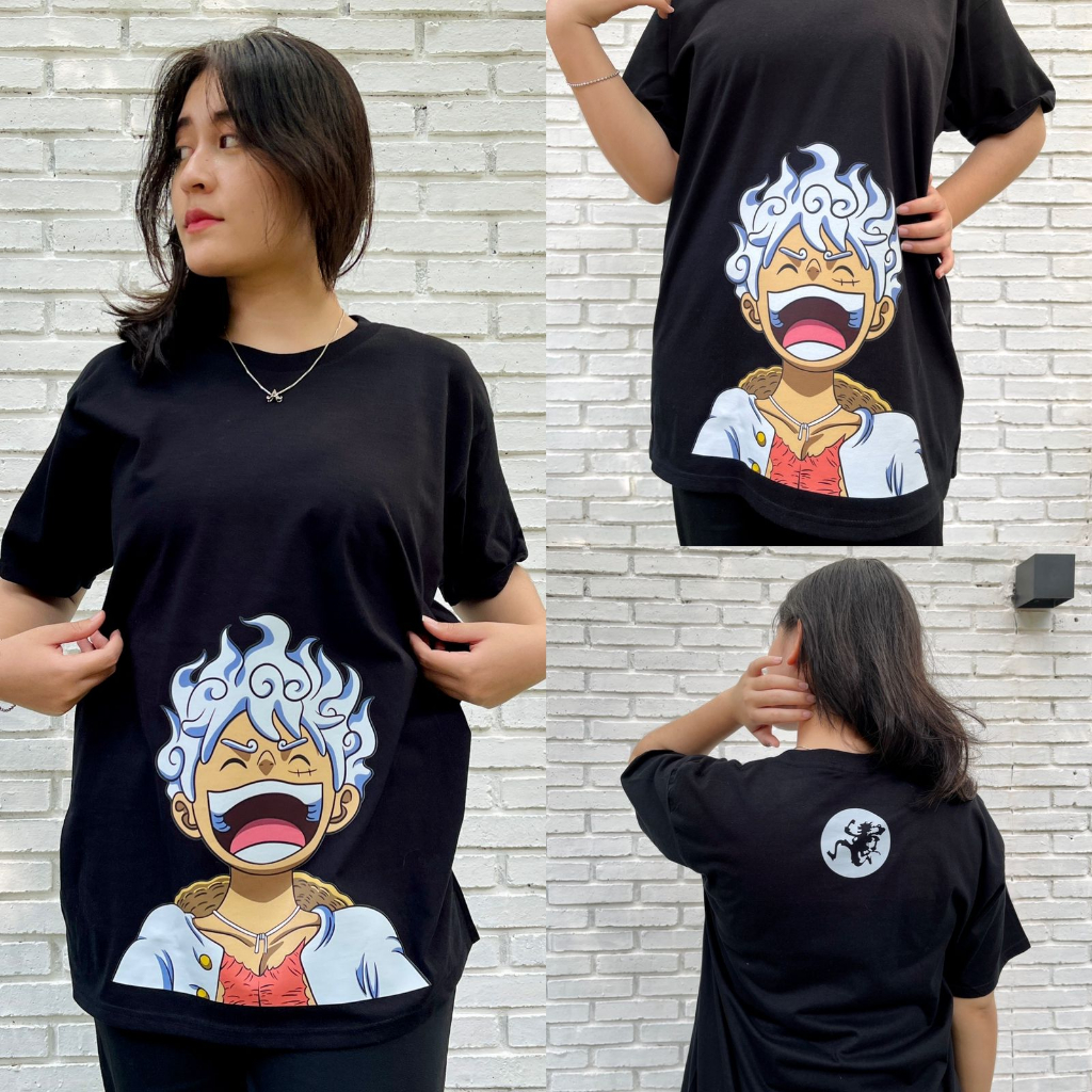 Jual Tshirt Luffy Gear 5th Awakening Anime Manga One Piece Onepiece