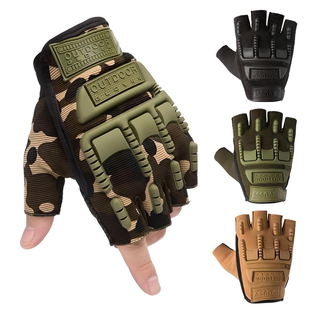 Jual Sarung Tangan Motor Sepeda Tactical Mechanix Half Finger Gloves