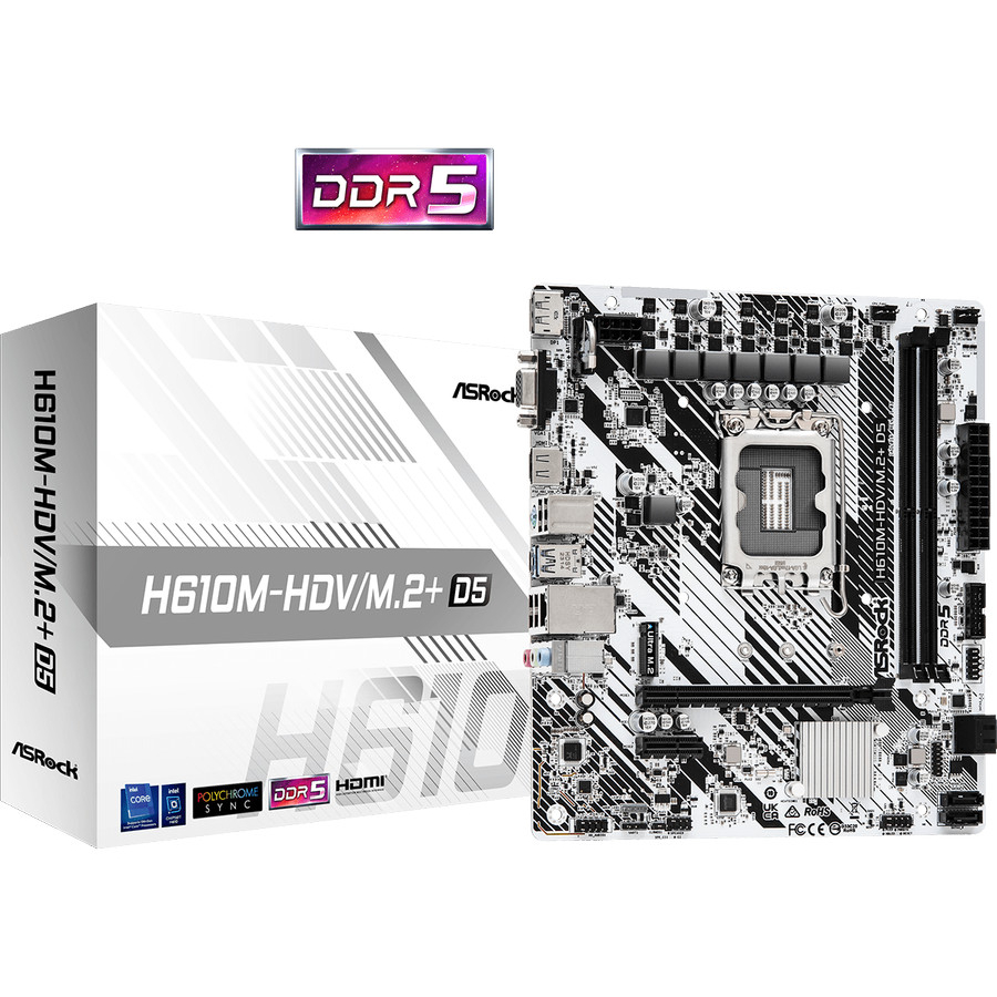 Jual Motherboard Asrock H M Hdv M D Lga H Ddr Usb