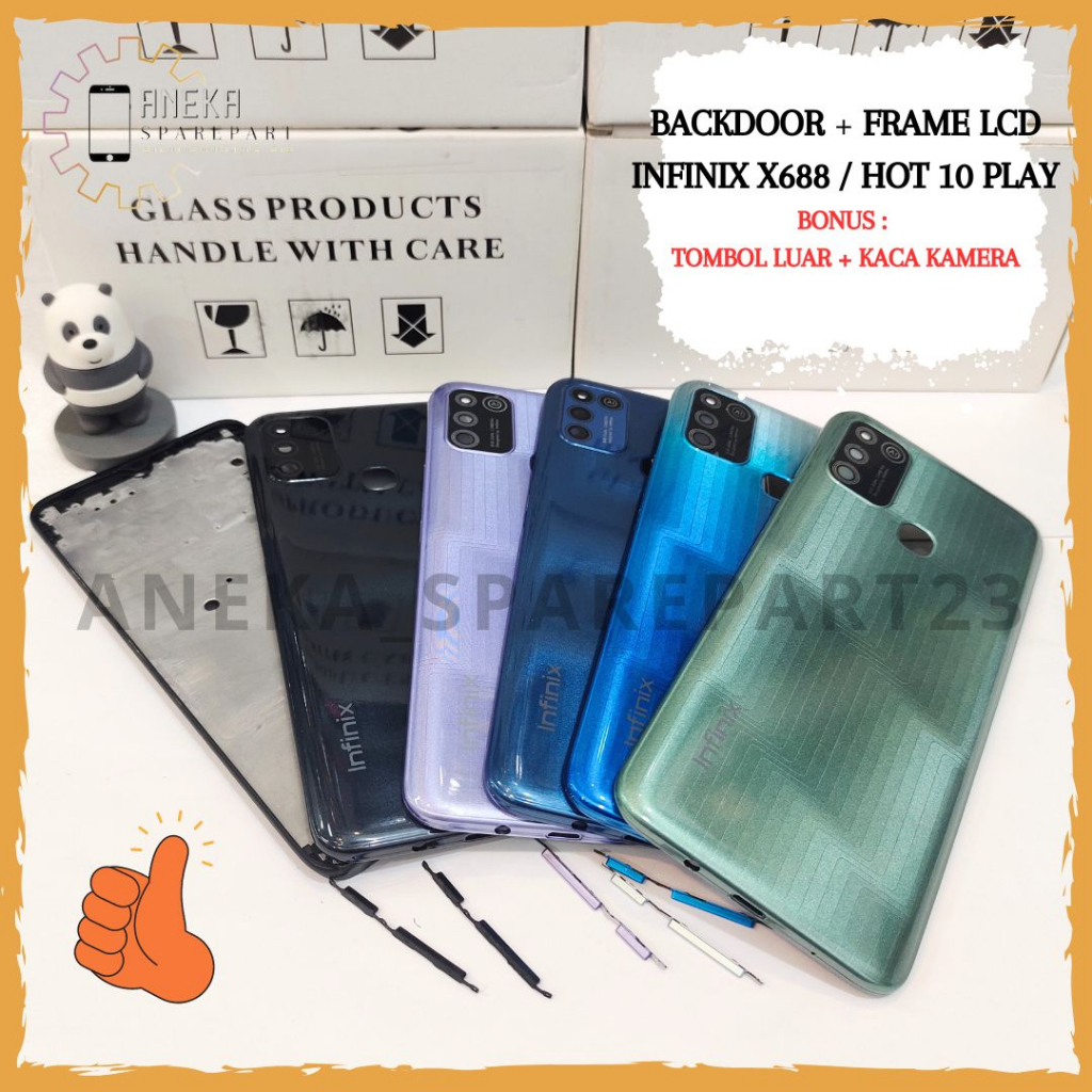 Jual Housing Back Casing Fullset Backdoor Frame Lcd Infinix Hot