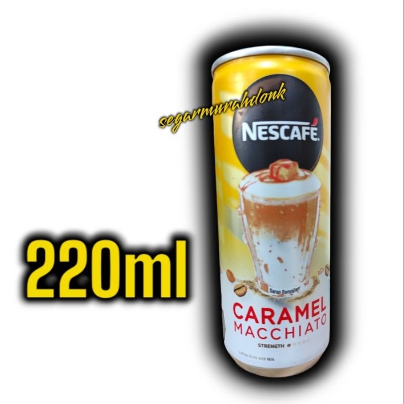 Jual Nescafe Caramel Macchiato Ml Kopi Kaleng Rasa Karamel Shopee