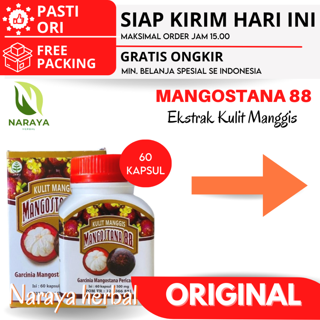 Jual Mangostana Kapsul Original Mangostana Ekstrak Kulit Manggis