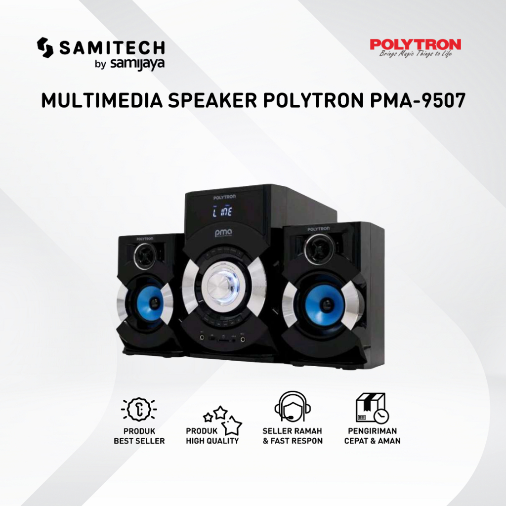 Jual Multimedia Speaker Polytron Pma Pma Fm Radio Bergaransi