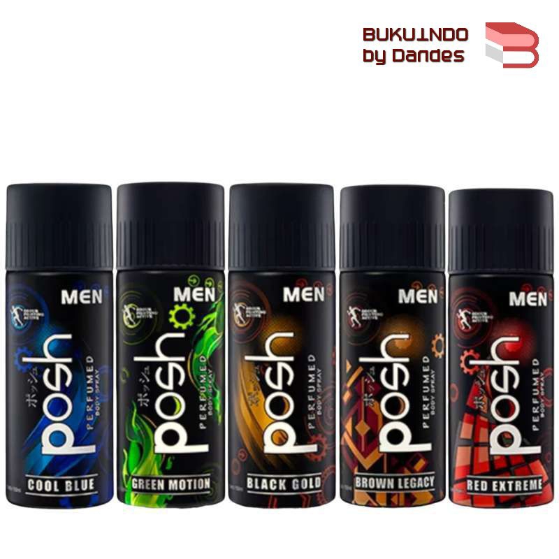 Jual Posh Men Perfumed Body Spray 150ml Shopee Indonesia