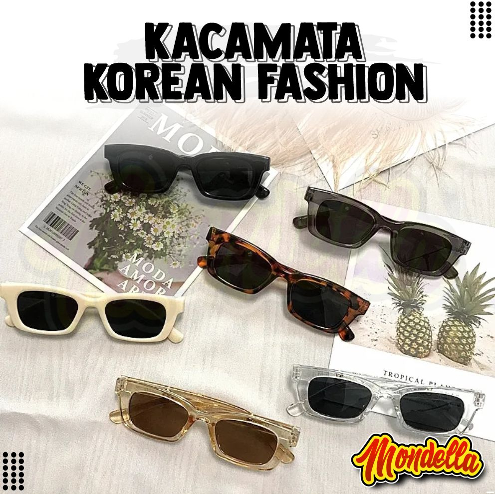 Jual Kacamata Hitam Wanita Pria Sunglasses Korean Fashion Kacamata