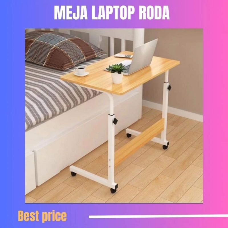 Jual Meja Laptop Roda Meja Belajar Lipat Meja Kerja Shopee Indonesia