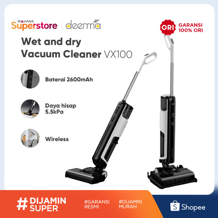 Jual Deerma Vacuum Cleaner Basah Dan Kering Wireless Multi Fungsi