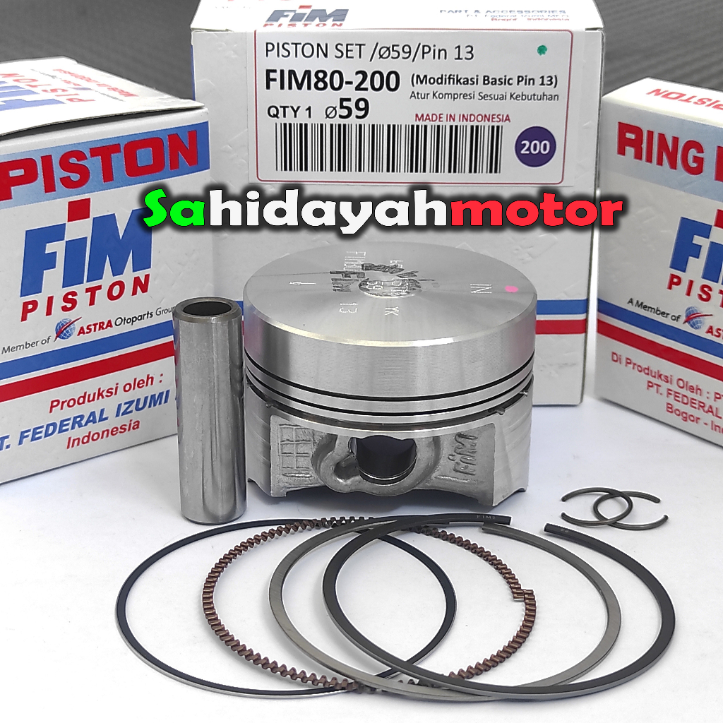 Jual Seher Piston Kit Fim Pin Custom Dome