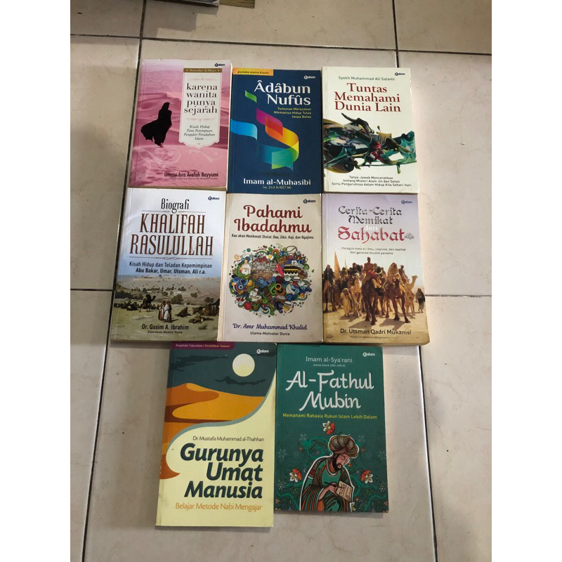 Jual PROMO BUKU MURAH ORIGINAL BUKU MOTIVASI BACAAN ISLAM AGAMA