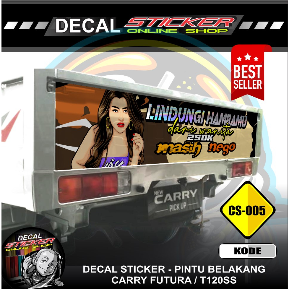 Jual Sticker Mobil Pick Up Carry Variasi Pintu Belakang Shopee Indonesia