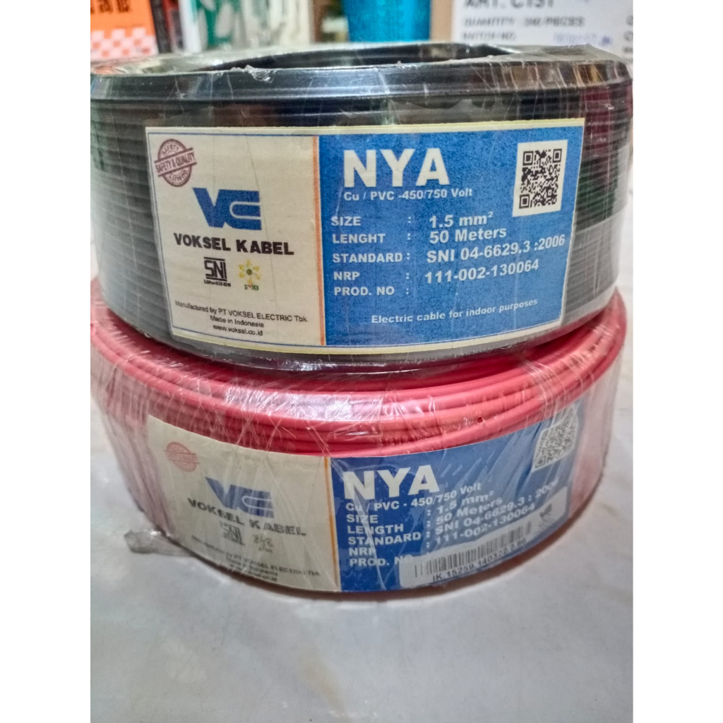 Jual Harga Per 10 Meter Dan 25 Meter Kabel Listrik NYA 1 5 Mm Kawat