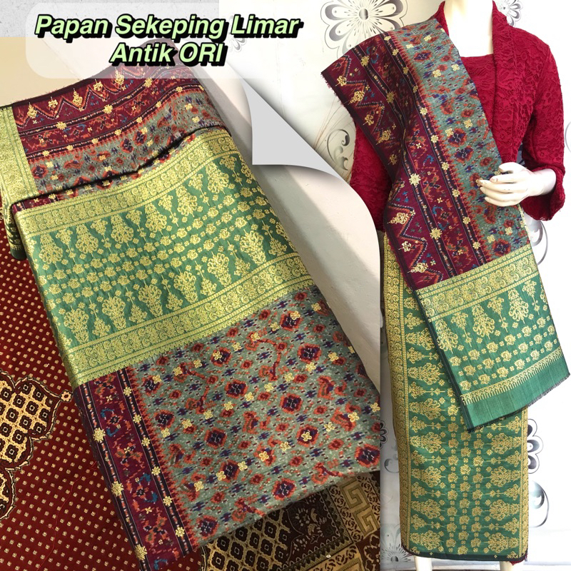 Jual Songket Asli Tenun Tangan Cantik Manis Limar Antik Ori Ilham