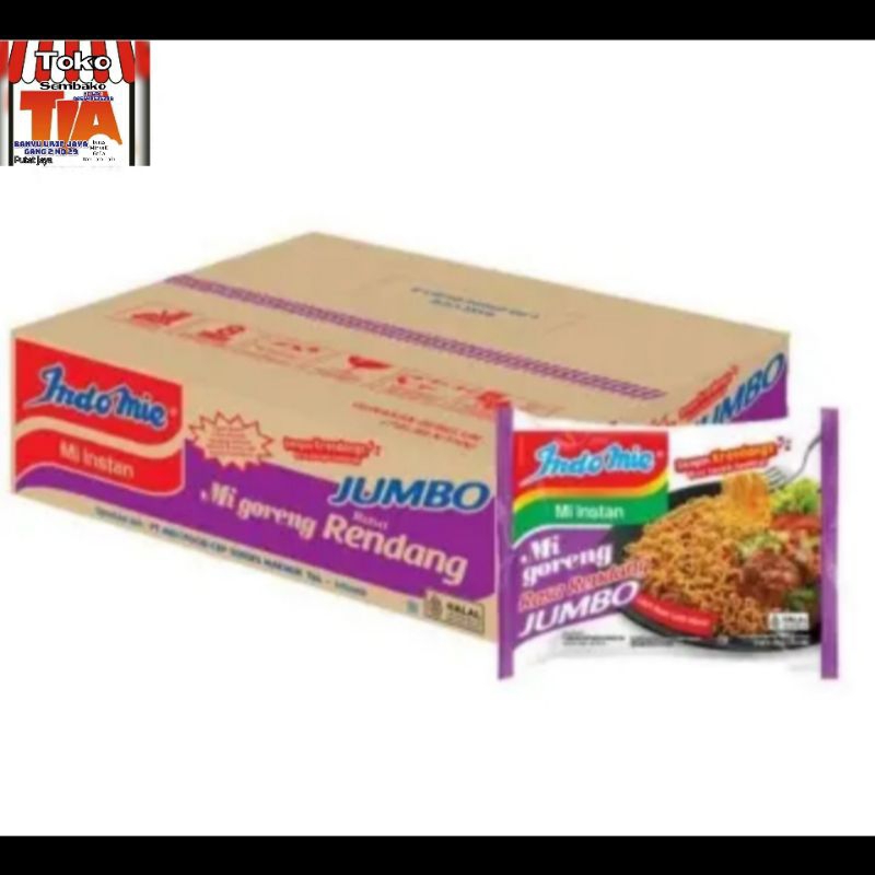 Jual Indomie Goreng Jumbo Gr Rendang Jumbo Isi Biji Shopee