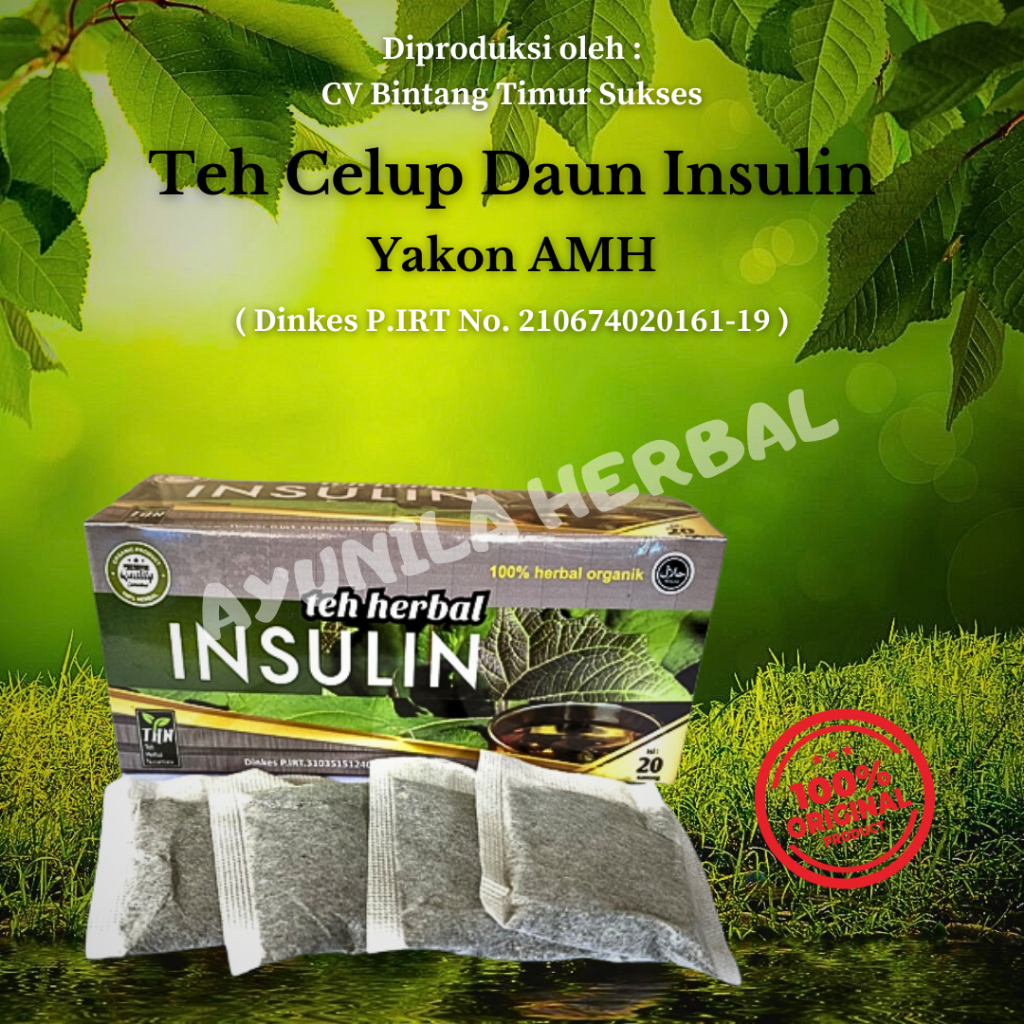 Jual Teh Celup Daun Insulin Daun Yakon AMH Shopee Indonesia