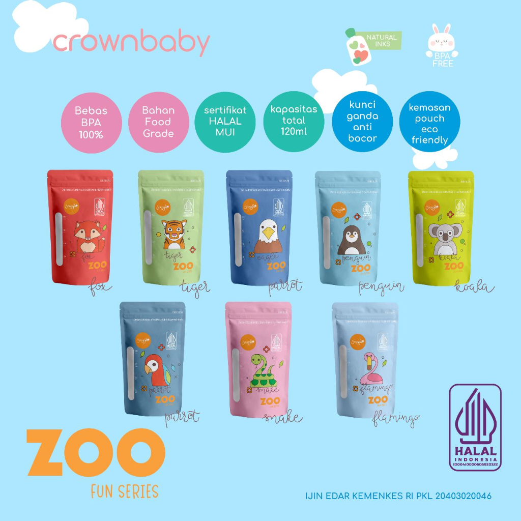 Jual ISI 30PCS KANTONG ASI CROWN SNUGGLE BABY BREAST MILK STORAGE BAG