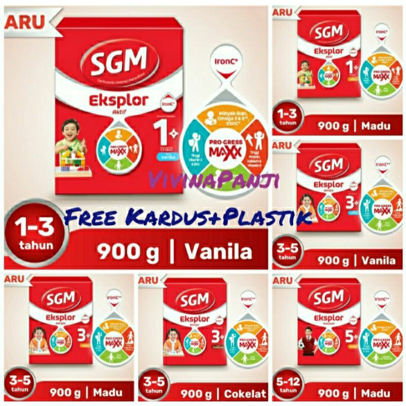 Jual Live SGM Eksplor 1 3 5 MADU Vanila Coklat 900GR Exp July 2025