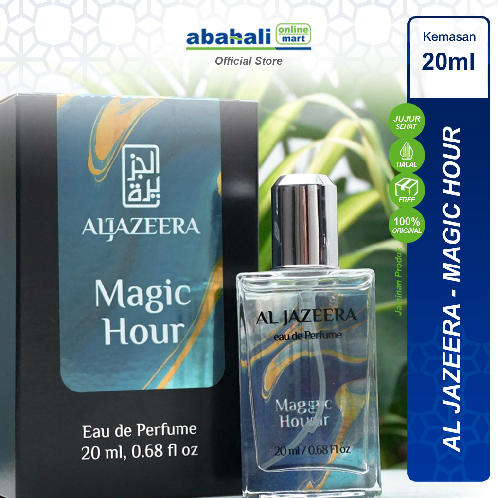 Jual Parfum Non Alkohol Al Jazeera MAGIC HOUR EDP Spray 20ml Wangi