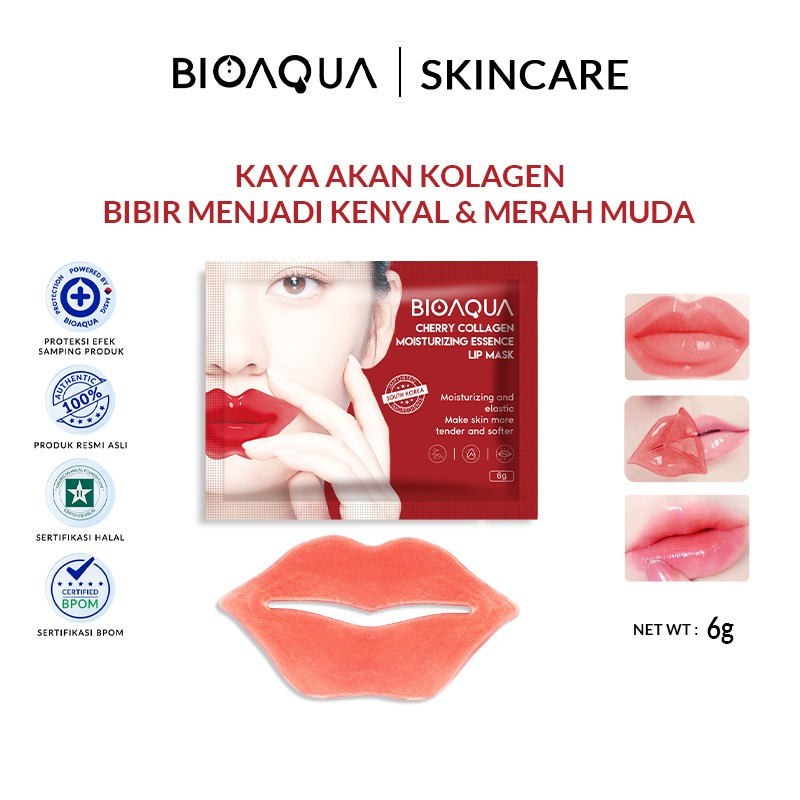 Jual Bioaqua Moisturizing Eye Mask K Gold Luxury Effcet Lip Mask