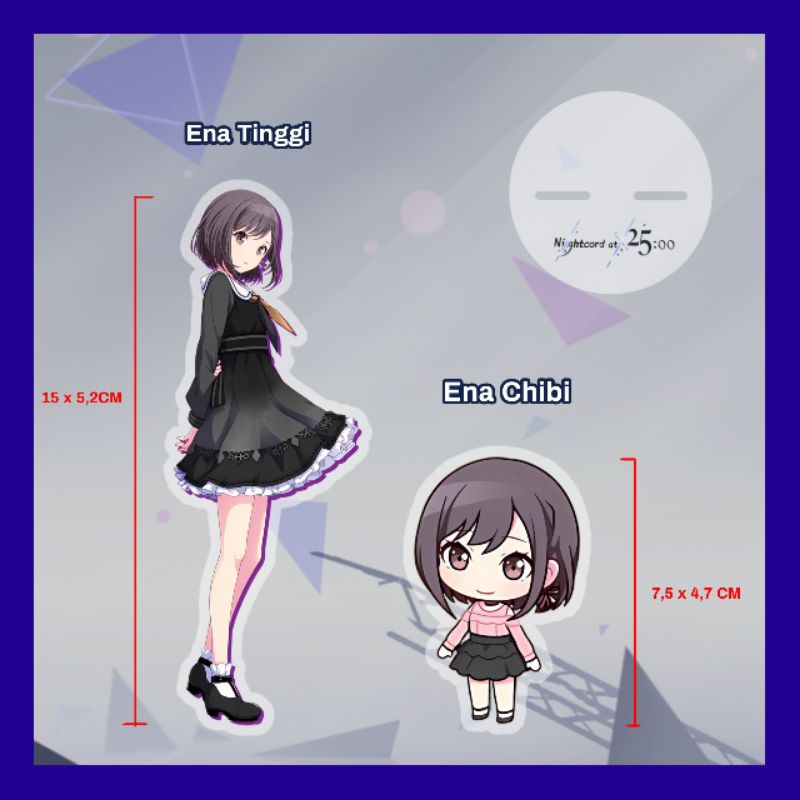 Jual Standee Akrilik Project Sekai Nightcord At Mafuyu Kanade Ena