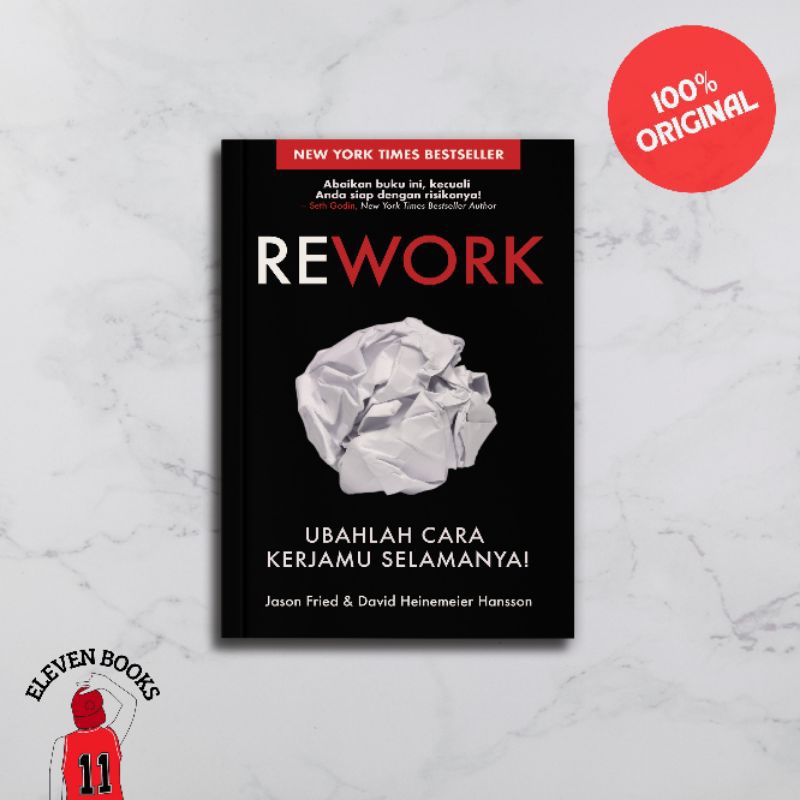 Jual Buku Original REWORK Jason Fried David Heinemeier Hansson