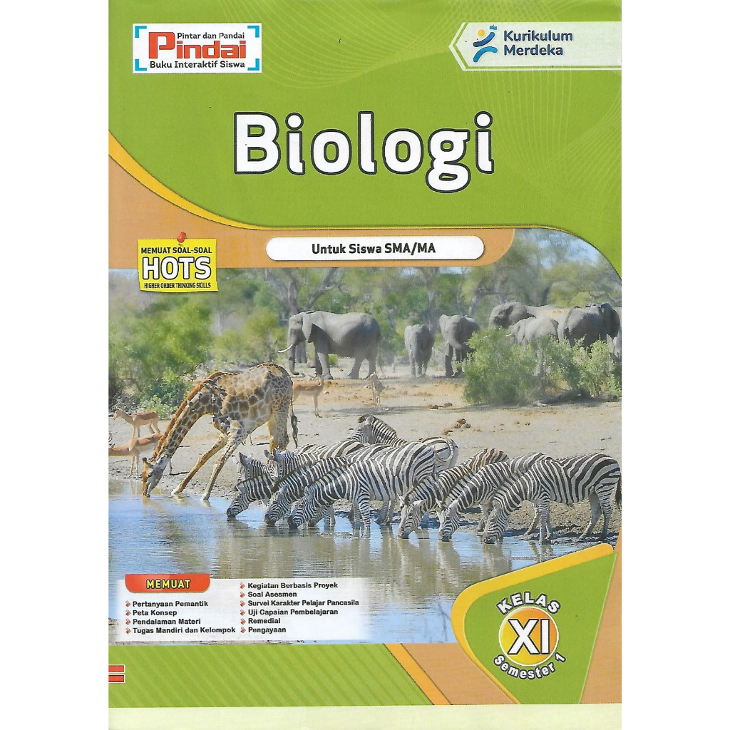 Jual Buku LKS Biologi Kurikulum Merdeka Kelas 11 SMA MA Semester 1