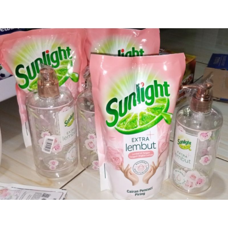 Jual Sunlight Extra Lembut 650ml Dengan Tanpa Botol Shopee Indonesia