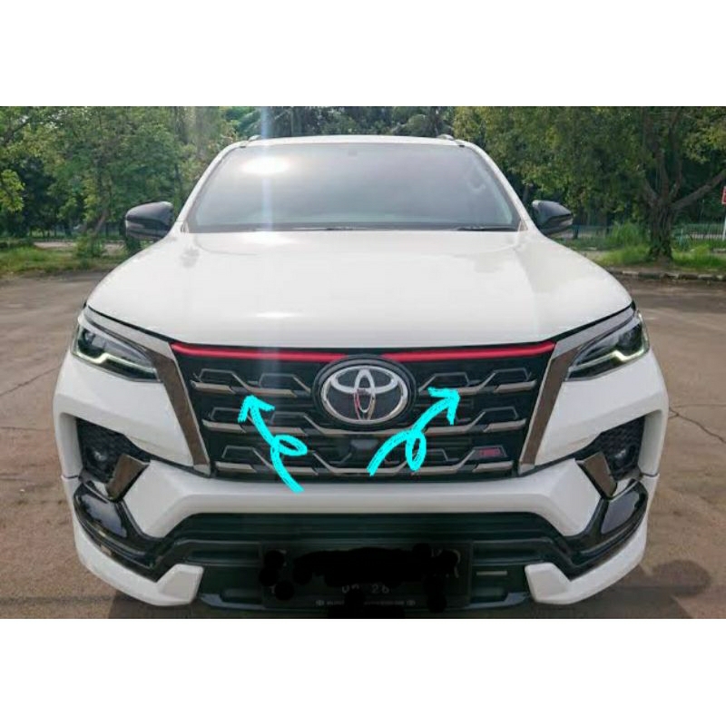 Jual List Grill Toyota Fortuner Blackchrome Shopee Indonesia