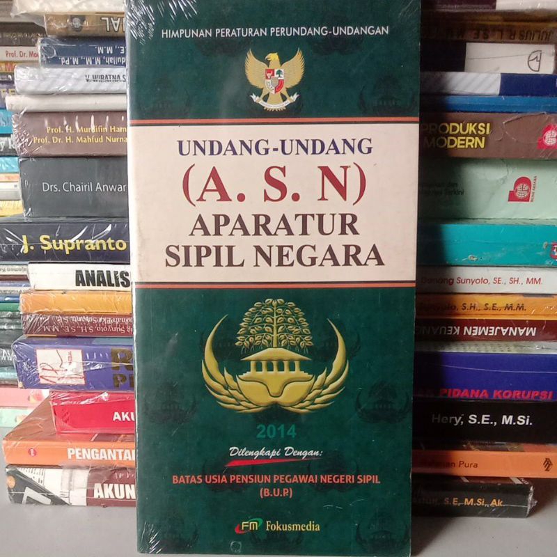 Jual BUKU UNDANG UNDANG A S N APARATUR SIPIL NEGARA Shopee Indonesia