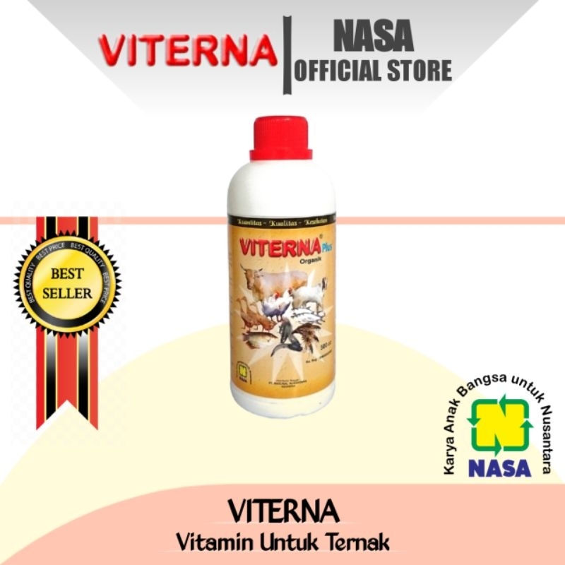 Jual VITERNA 500 Cc Vitamin Ternak Dan Ikan Penambah Nafsu Makan