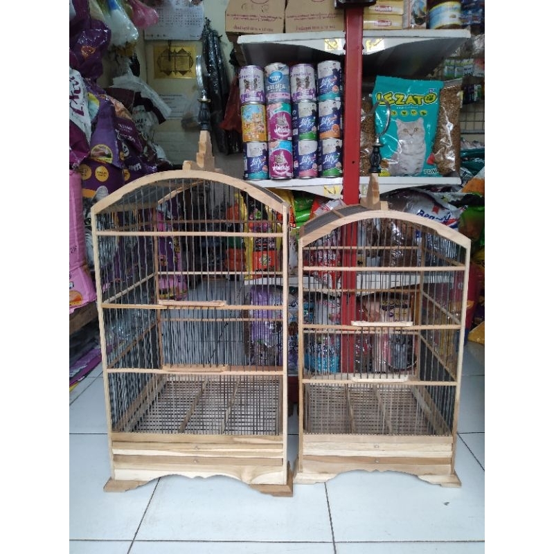 Jual Kandang Sangkar Burung Kotak Replika Kohsan Mentah Shopee Indonesia