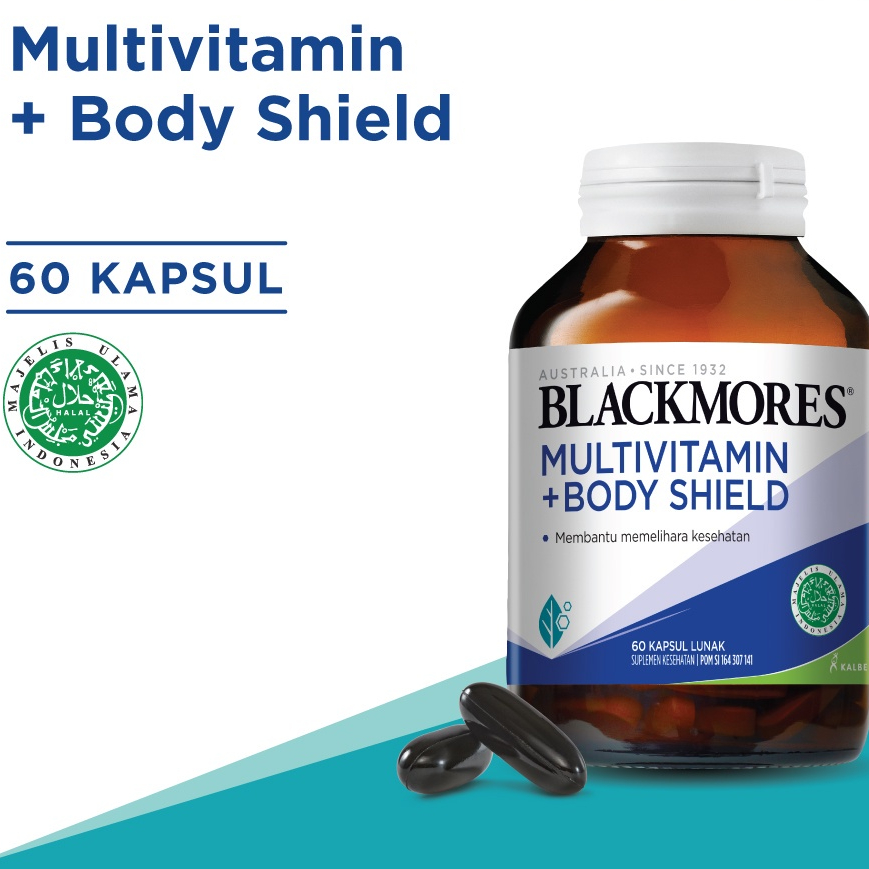 Jual Blackmores Multivitamin Body Shield Isi Isi Kapsul