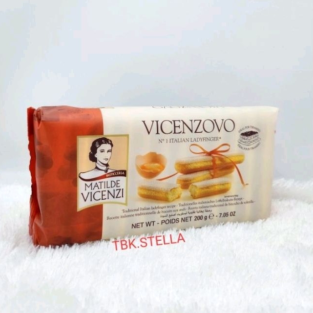 Jual Biskuit Lady Finger Tiramisu Vicenzovo Gr Matilde Vicenzi Isi