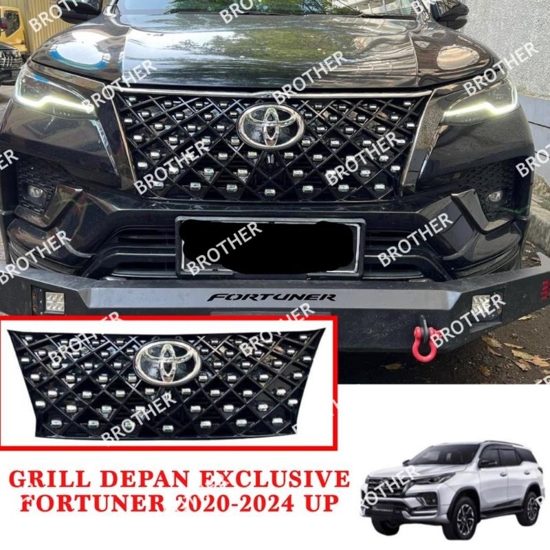 Jual Grill Bumper Depan All New Fortuner 2021 2022 2023 2024 UP GR