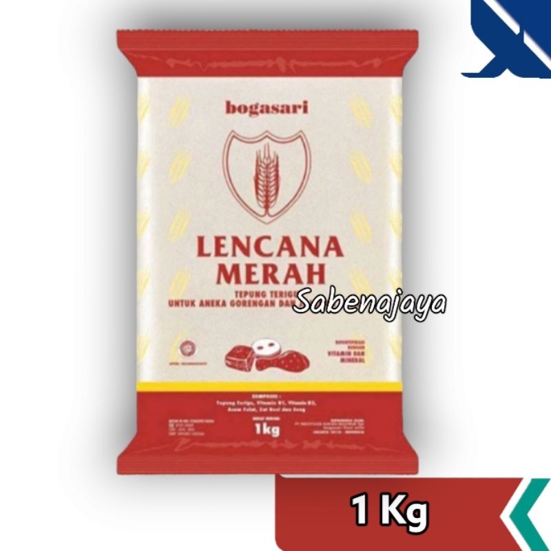 Jual Tepung Terigu Lencana Merah Kemasan Kg Shopee Indonesia