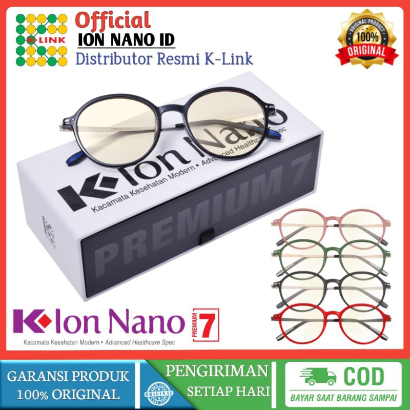 Jual KACAMATA ION NANO PREMIUM 7 ORIGINAL KLINK KACAMATA TERAPI