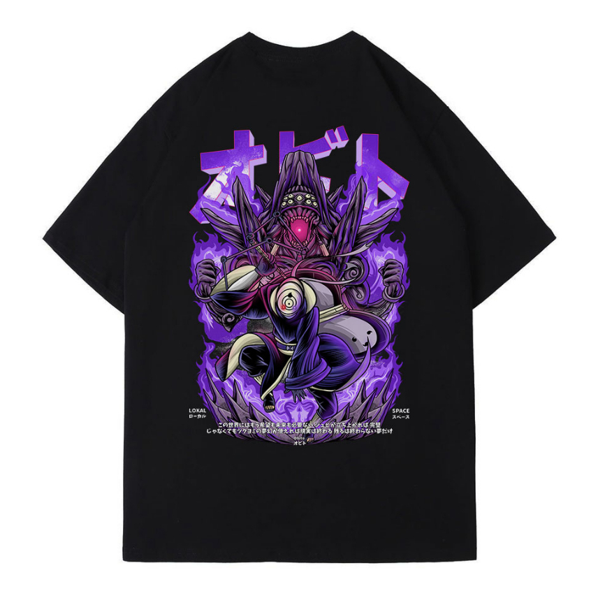 Jual Lokalspace Kaos Dewasa Pria Wanita Obito Uchiha Kaos Anime