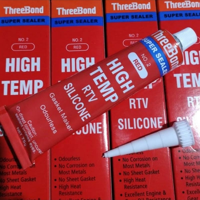 Jual Lem Threebond High Temp Rtv Silicone Red Merah Gr Shopee Indonesia