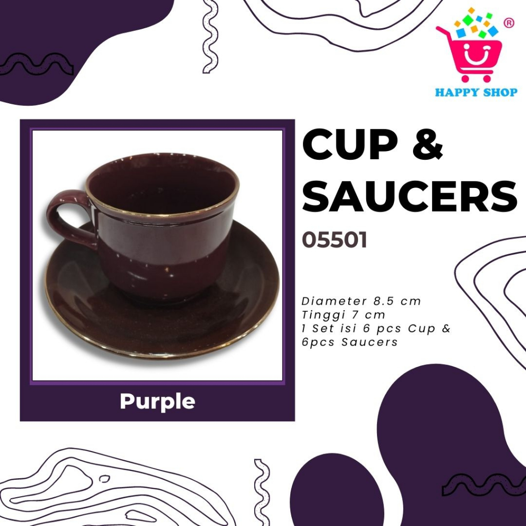 Jual Sango Set Cup Saucers Cangkir Lepek Shopee Indonesia