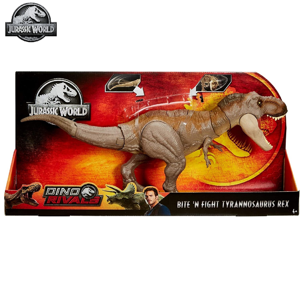 Jual JURASSIC WORLD Dino Rivals Bite N Fight Tyrannosaurus Rex