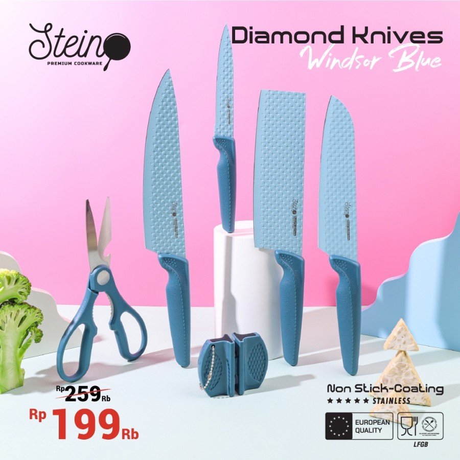 Jual Steincookware Knife Set Pisau Set In Stein Pisau Set In