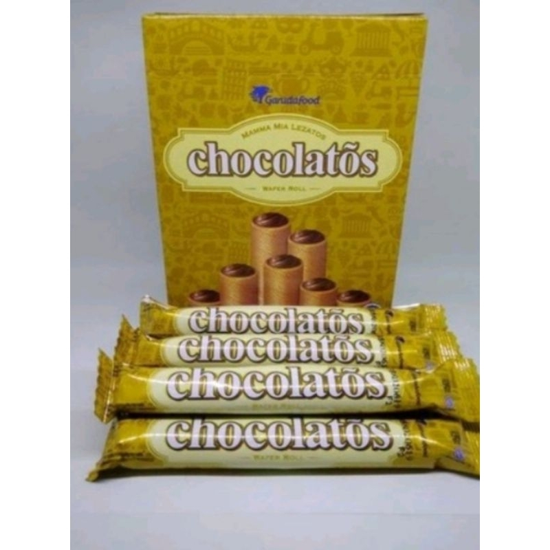 Jual Chocolatos Wafer Roll Isi Pcs Shopee Indonesia